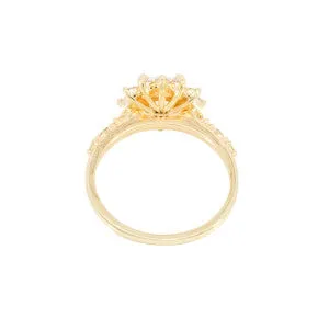 Sunny Diamond Halo Ring