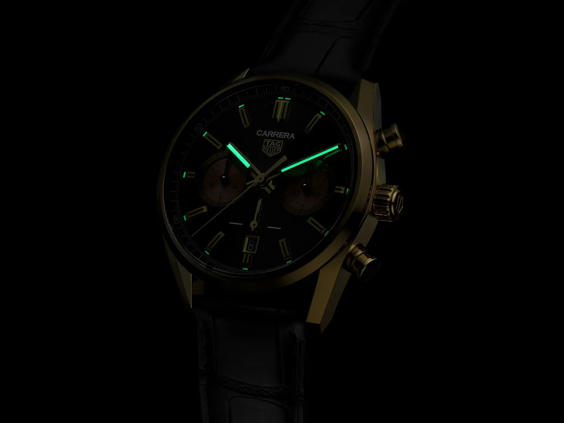 TAG Heuer Carrera Chronograph Gold Watch