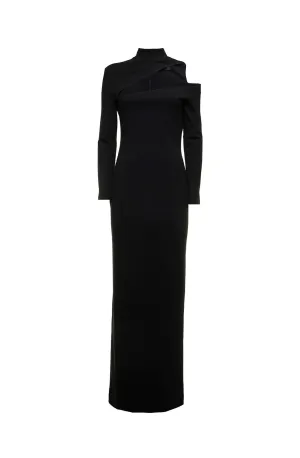 The Ares Maxi Dress in Black by Solace London
