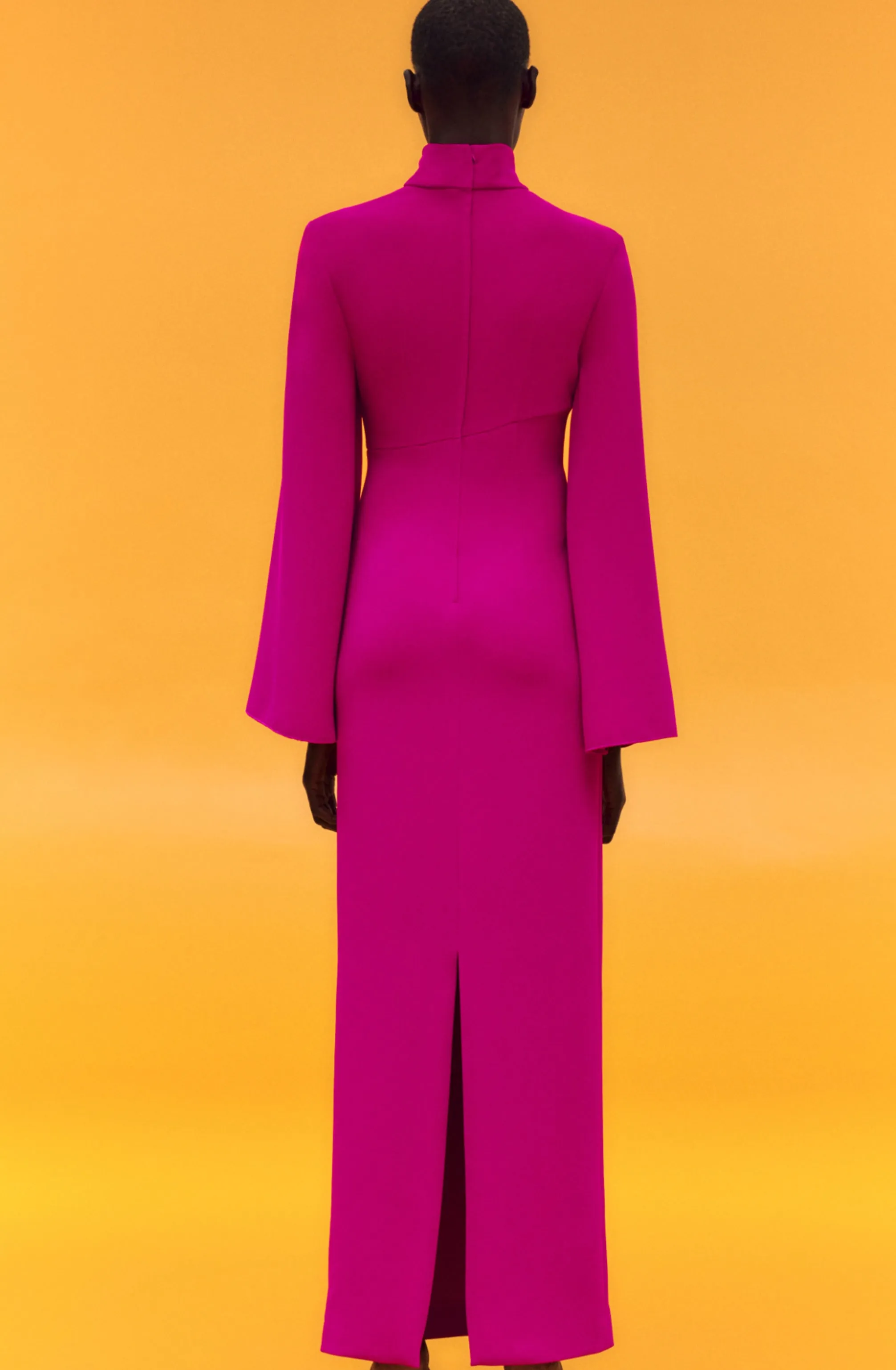 The Lia Maxi Dress in Fuchsia by Solace London