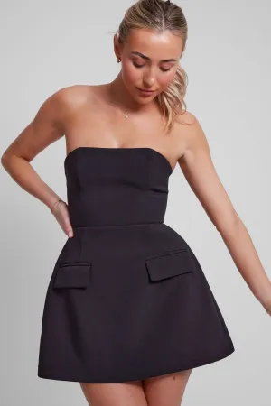 The Ultimate Muse Strapless Dress Black by Odd Muse