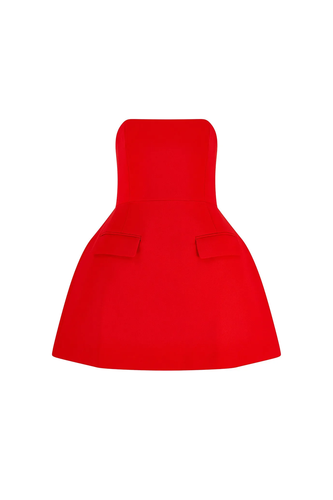 The Ultimate Muse Strapless Dress Red by Odd Muse