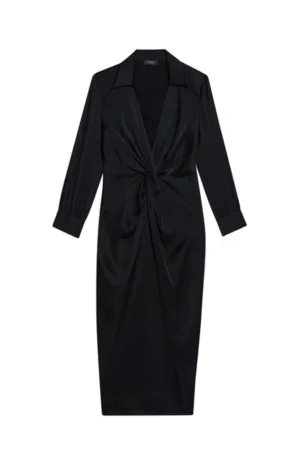 Twist Dress in Black by Theory