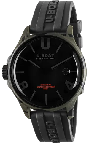 U-Boat Darkmoon 44 Camouflage Black Curve Grey Watch