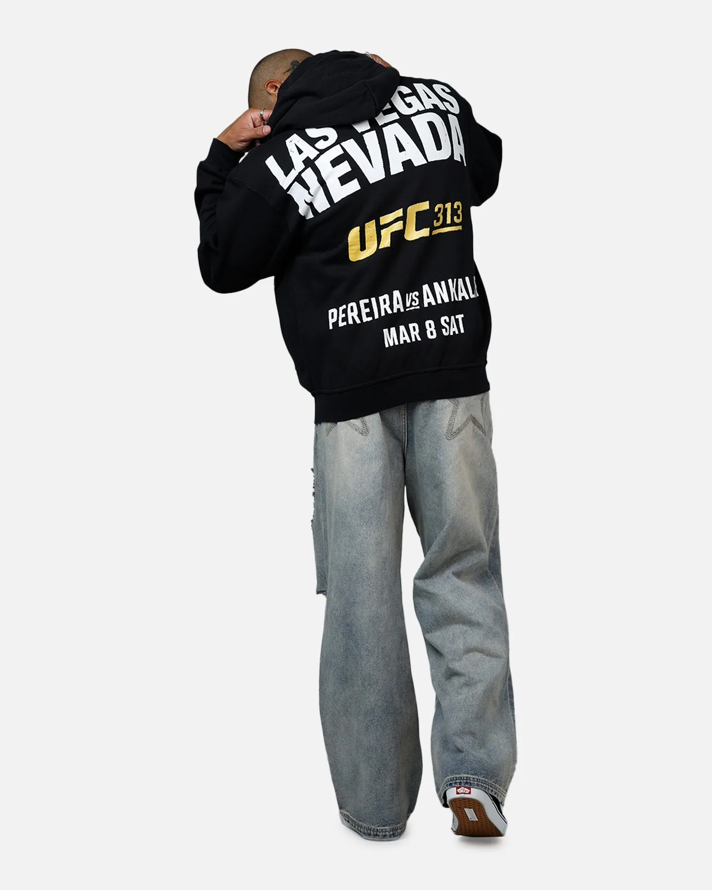 UFC By Culture Kings Alex Pereira 313 Zip-Up Hoodie Black