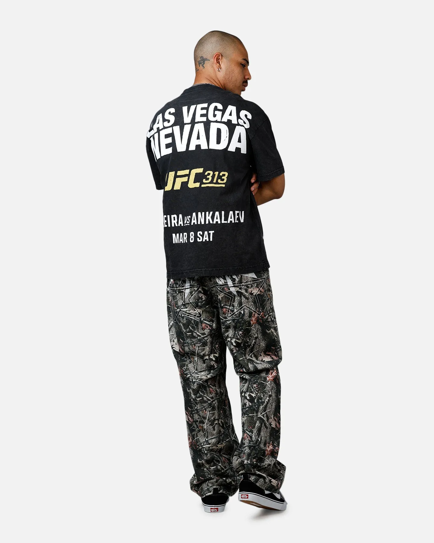 UFC By Culture Kings Magomed Ankalaev 313 T-Shirt Black Acidwash