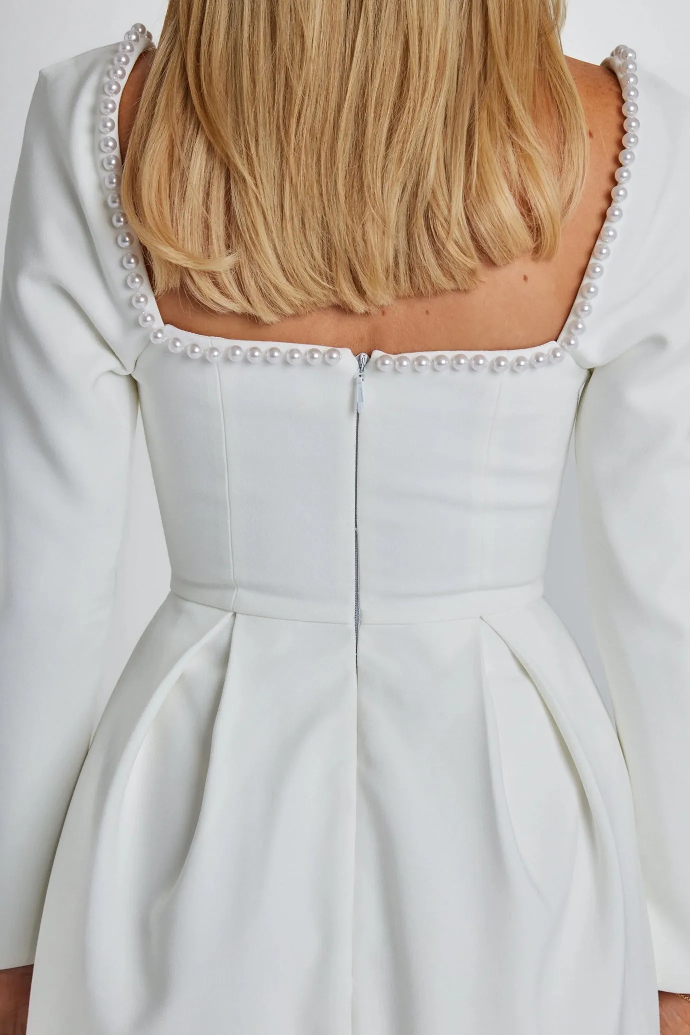 Ultimate Muse Pearl Dress White by Odd Muse