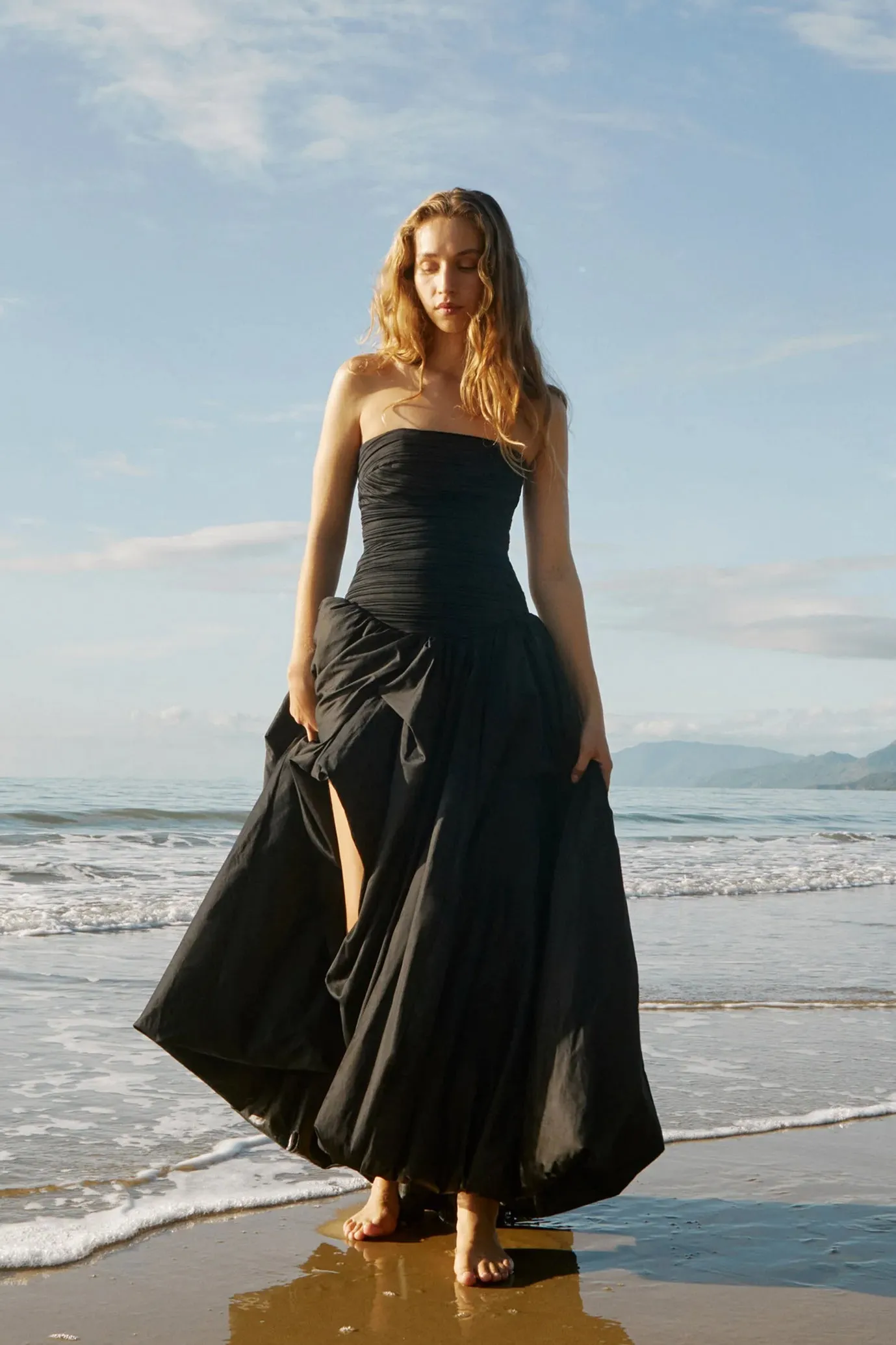 Violette Bubble Hem Maxi Dress by Aje