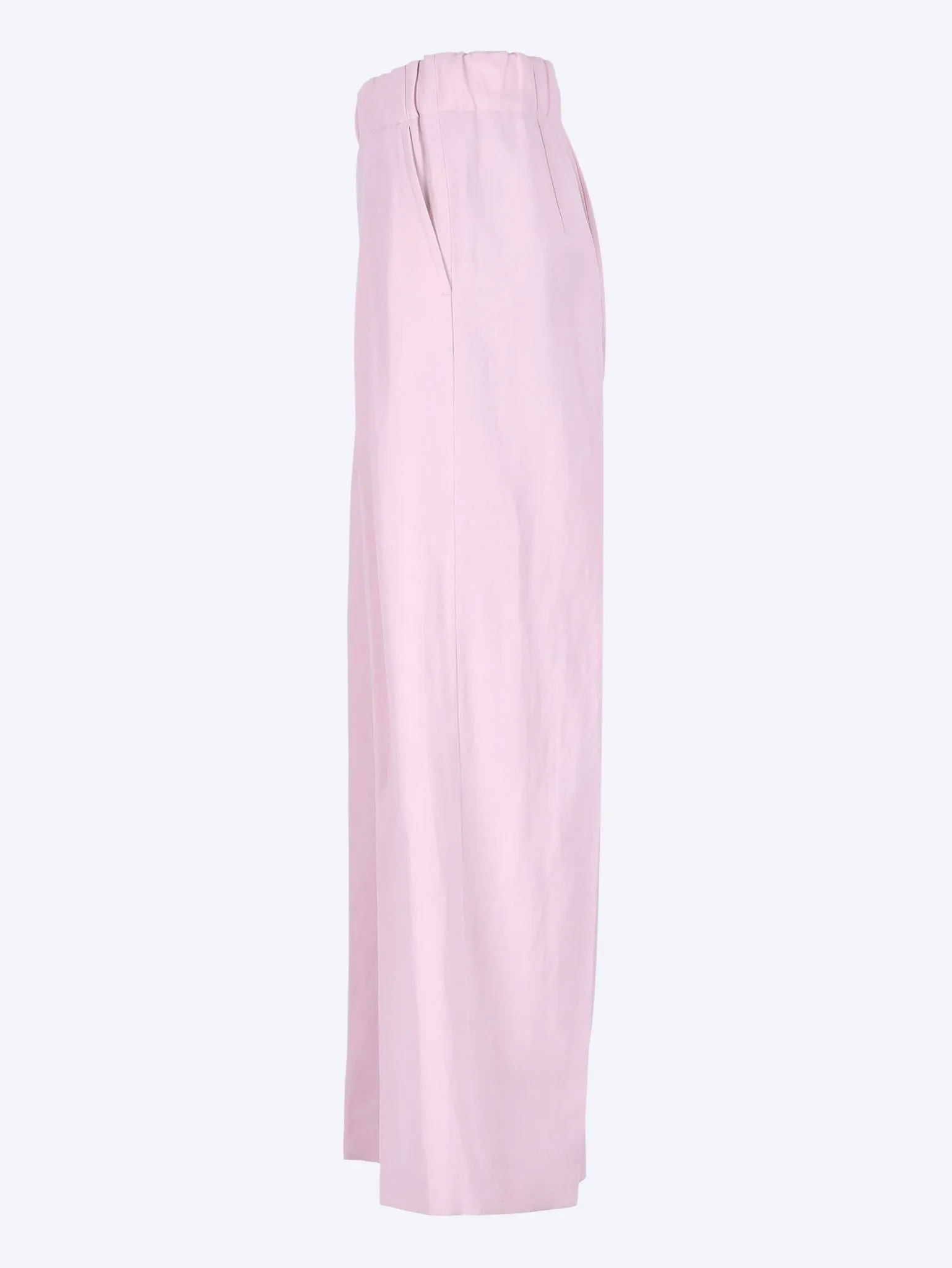 Wide leg elasticated pants