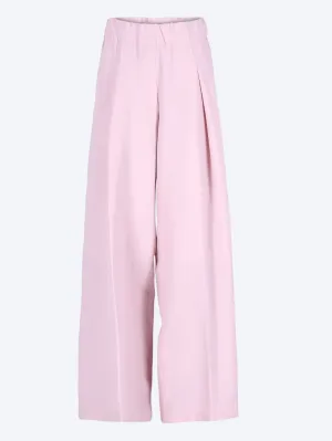 Wide leg elasticated pants