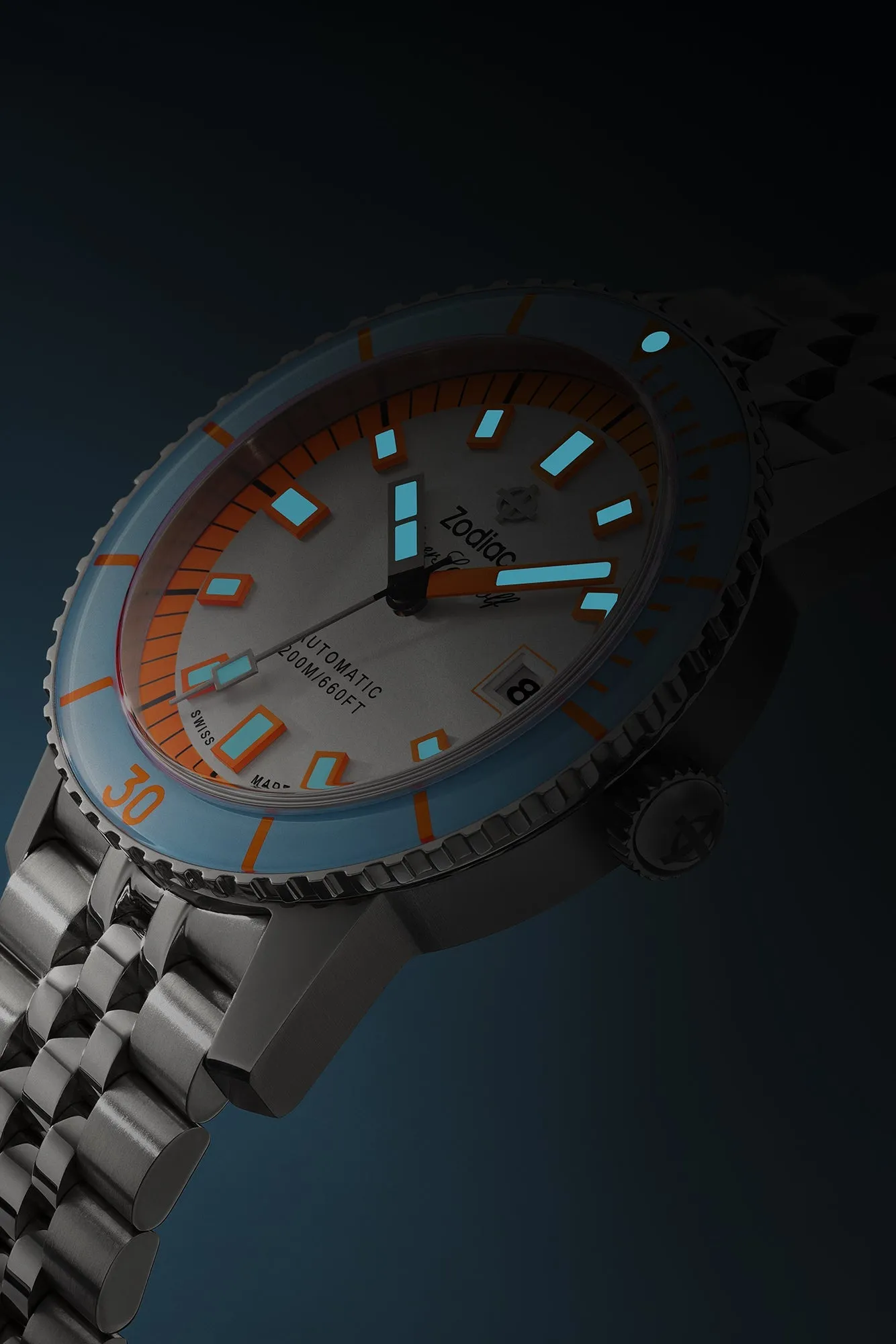 Zodiac Super Sea Wolf Compression Watch
