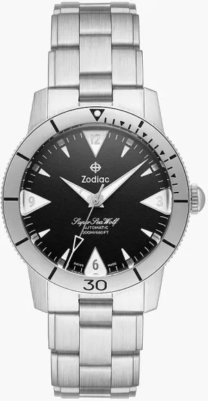 Zodiac Super Sea Wolf Skin Mens Watch