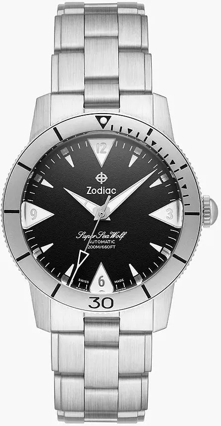 Zodiac Super Sea Wolf Skin Mens Watch
